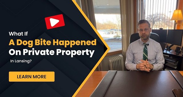 What If a Dog Bite Happened on Private Property in Lansing?